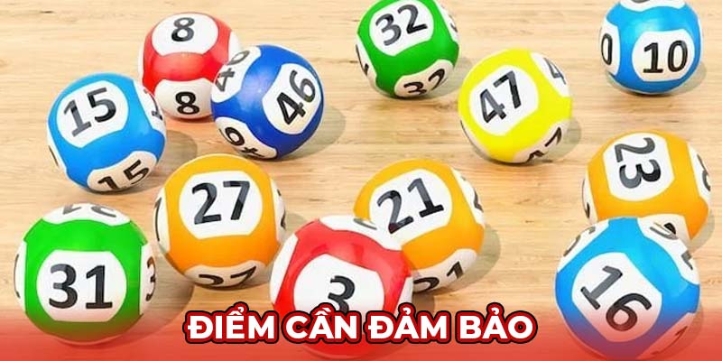 Điểm cần đảm bảo